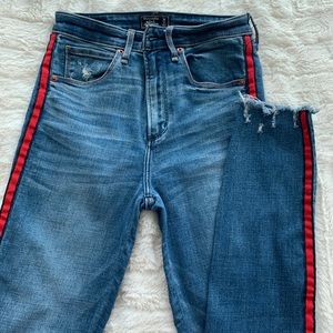Abercrombie & Fitch High Rise Ankle Jeans 26 2